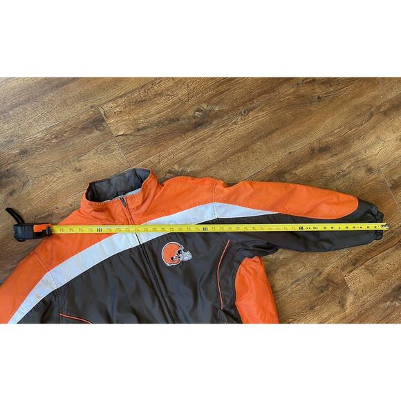 Cleveland Browns NFL Winter Zip Up Jacket size Large - Picture 11 of 11